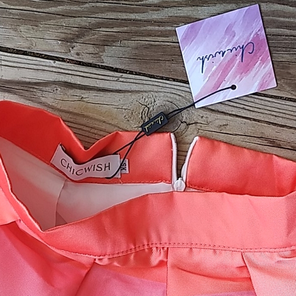 🌹ChicWish Striped Pleated Midi Skirt - Picture 8 of 8